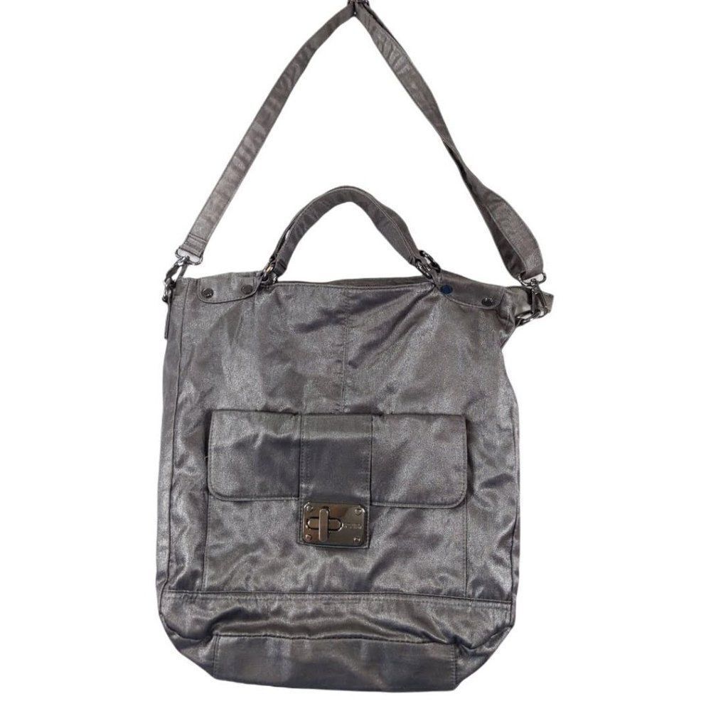 Kenneth Cole Shiny Grey Purse